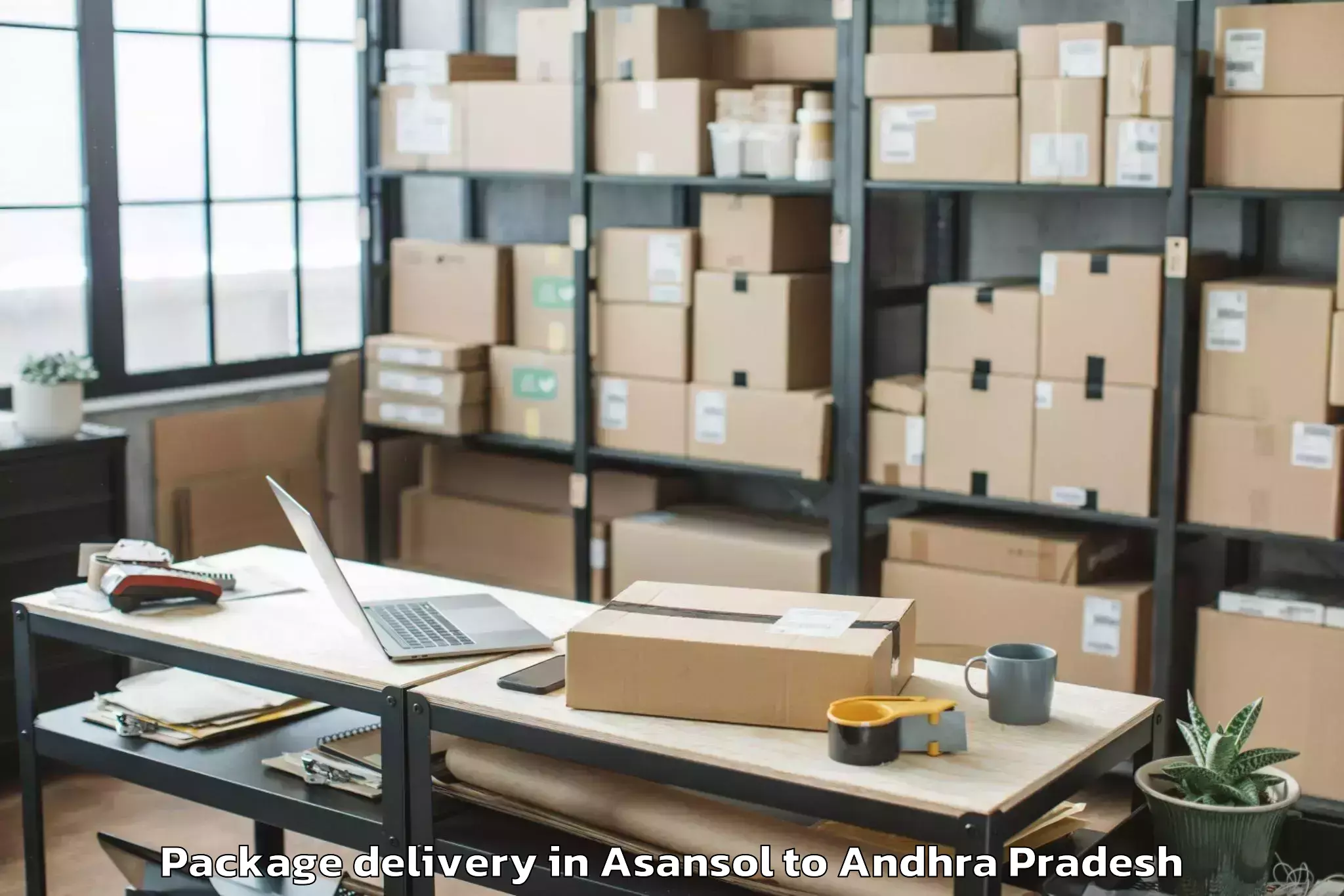 Asansol to Poduru Package Delivery